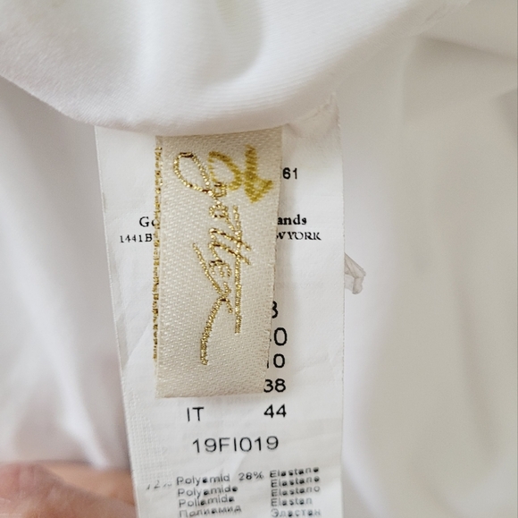 Gottex Woman's Swimsuit Finesse Plunging Halter One Piece White Swimsuit - Picture 10 of 11